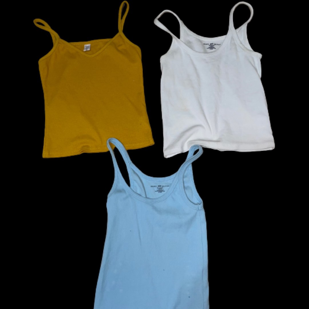 RM6 each) HAWAII Padded Sleeveless Crop Singlet Top, Women's Fashion, Tops,  Shirts on Carousell