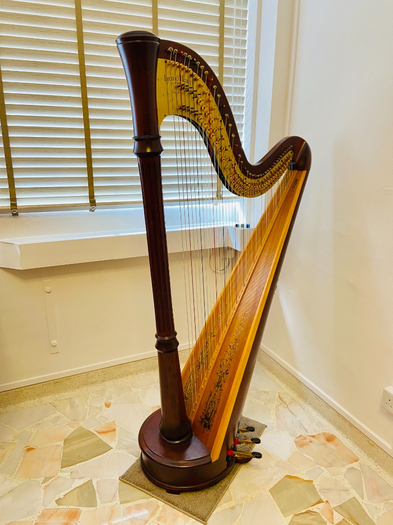 40 String Pedal Harp for Sale Lyon Healy Style 85P Hobbies