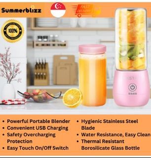 1pc Rechargeable 4000mah Battery Powered Powerful 6-blade Blender, Portable  Juicing Cup With 530ml Capacity For Home Use, Electric Juice Mixer With Usb  Charging