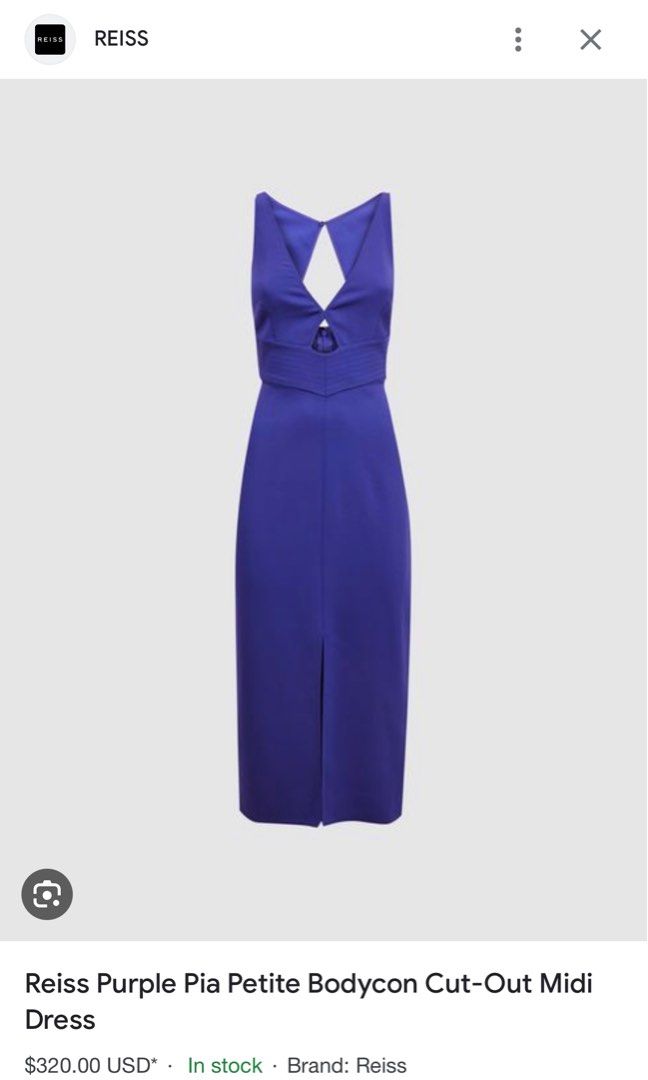 500 Reiss Pia Cut Out Dress similar to the missing piece Women s Fashion Dresses Sets Dresses on Carousell