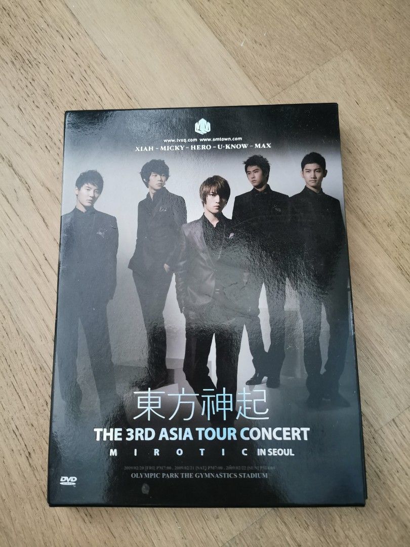 東方神起3rd asia tour concert 内有3隻碟, 興趣及遊戲, 音樂、樂器