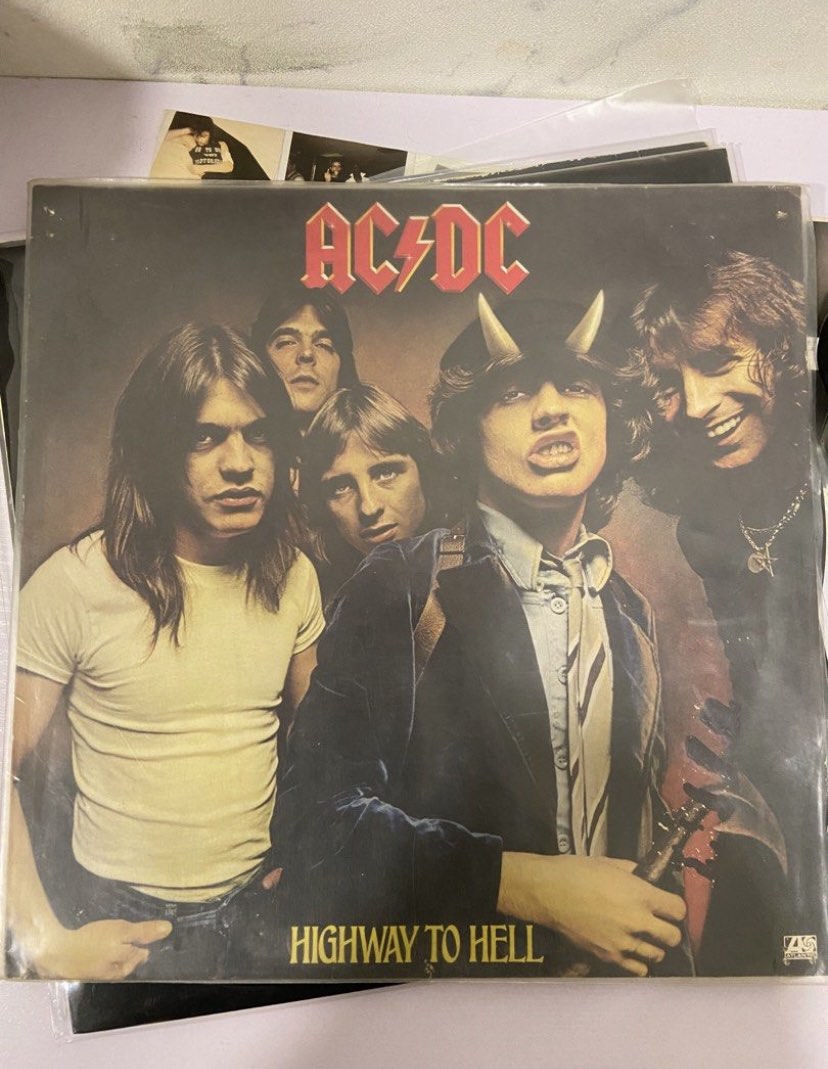AC/DC Highway to Hell 1979 First pressing vinyl LP, Hobbies & Toys