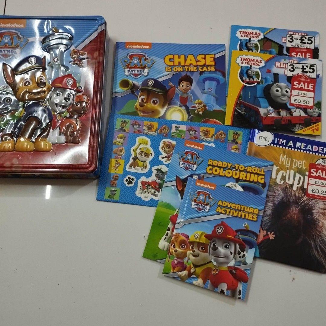 Activity set (Category: Children's Books) located in Caloocan City. Submitted by chonadura91470 (Listing ID 1246198612, Image 1). Description: take all paw patrol and Thomas and friends book.
