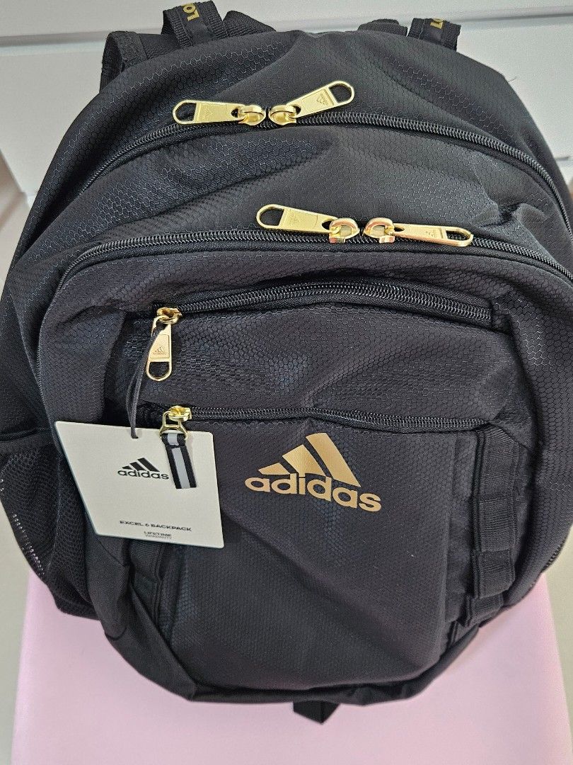 Adidas excel iv backpack black clearance