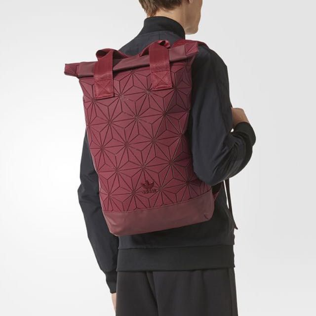 Adidas Issey Miyake 3D Roll Top Backpack Men s Fashion Bags