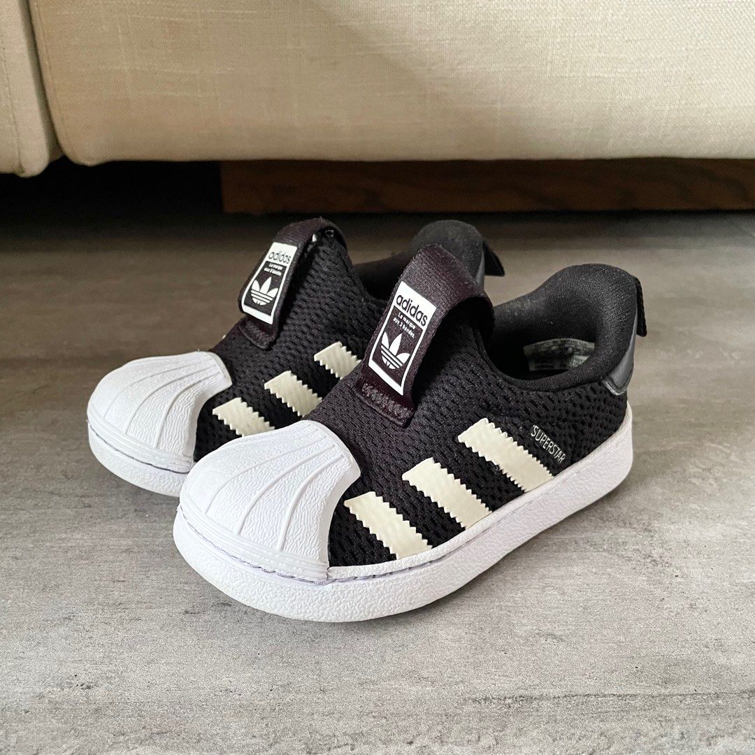 Adidas kids slip ons sale