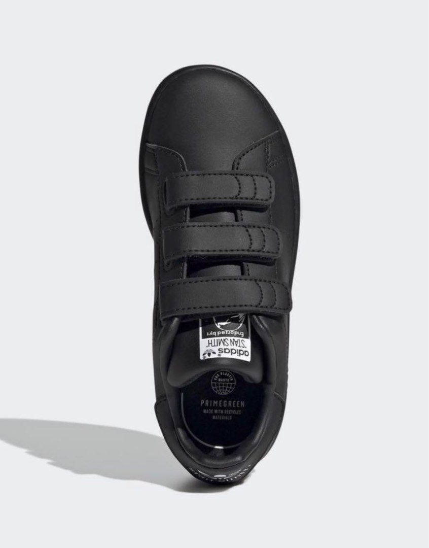 Stan smith deals kids black