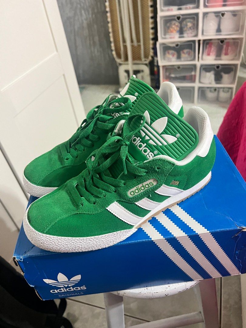 Adidas originals samba super green 2025