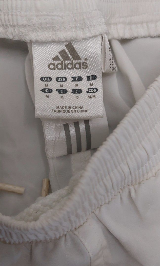 Adidas White Running Shorts, Men's Fashion, Bottoms, Shorts on Carousell
