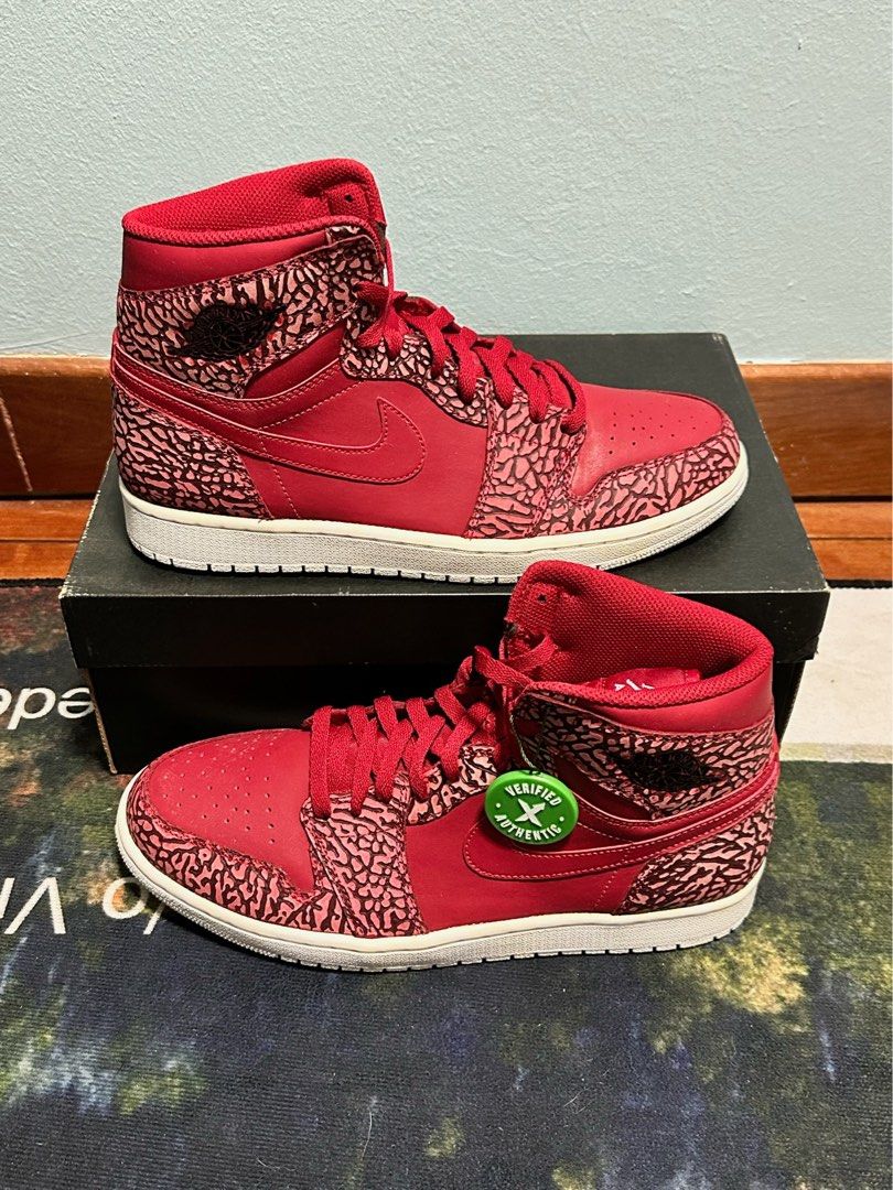 Jordan 1 red store elephant