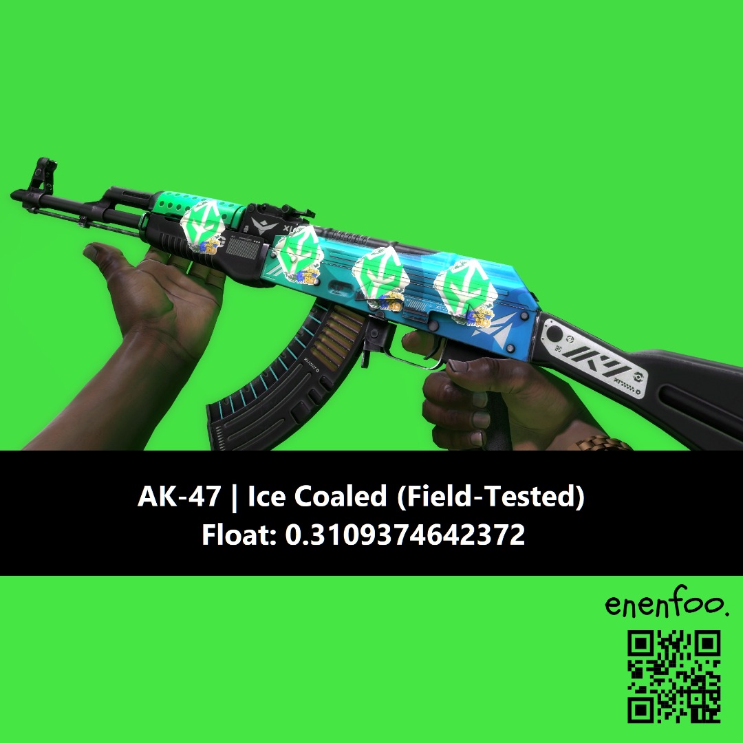 AK-47 ICE COALED FT FIELD TESTED AK47 CSGO SKINS KNIFE ITEMS CS2 ...