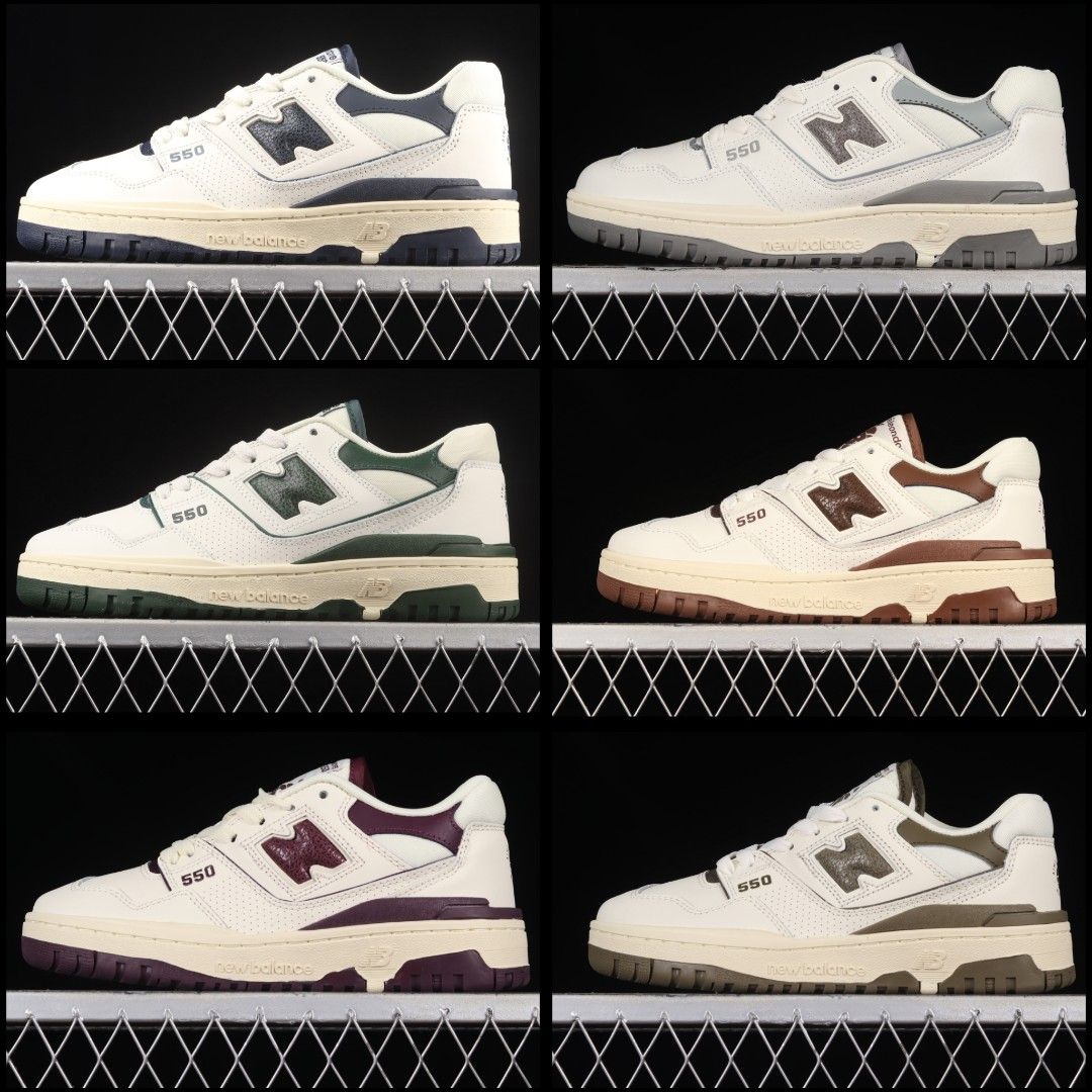 ALD X New Balance 550 Navy Silver Green Brown Burgundy Olive
