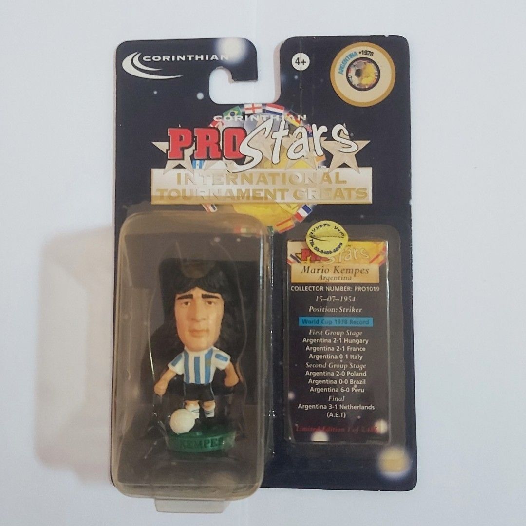 245☆サッカー☆mario kempes☆prostars☆フィギュア 245☆サッカー