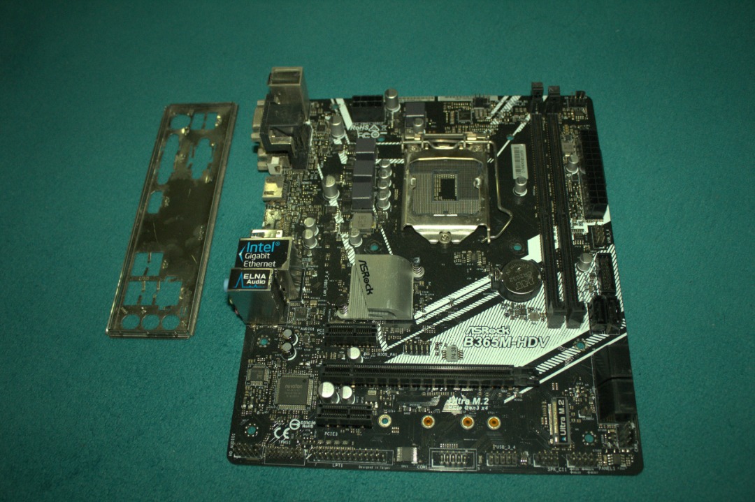 ASRock B365M-HDV (1 ram slot faulty) LGA1151, Computers & Tech