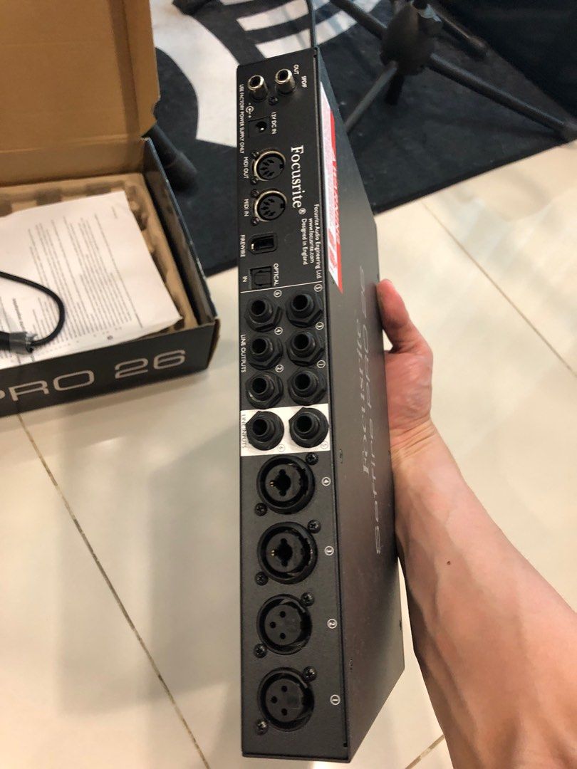 Audio interface (Category: Other Audio Equipment) located in Singapore. Submitted by stephenmusicstudio (Listing ID 1246278241, Image 3). Description: .