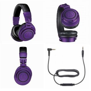 Audio Technica m50xbt pb m50x bt purple