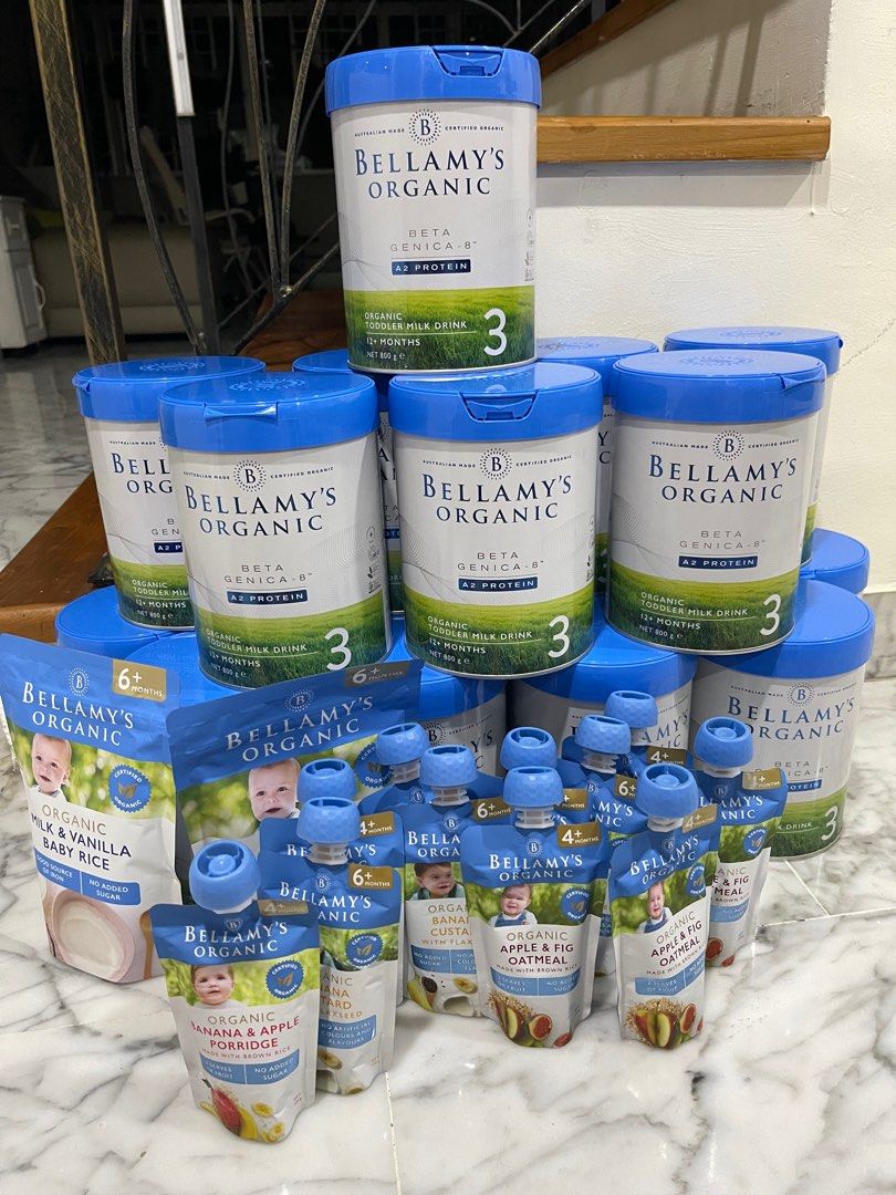 Bellamy's organic hot sale food pouches
