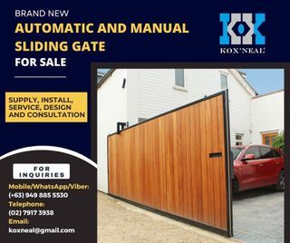 AUTOMATIC AND MANUAL SLIDING GATE