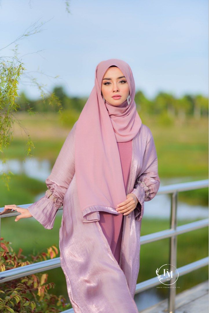 Ayla Dubai Luxe Edition (Thistle Purple), Women's Fashion, Muslimah ...