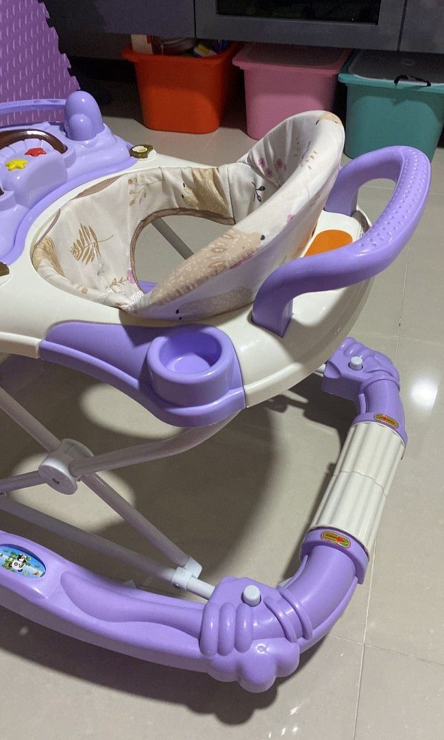 4 in 1 Baby Rocker Walker Without Handle (Purple), Babies & Kids, Baby ...