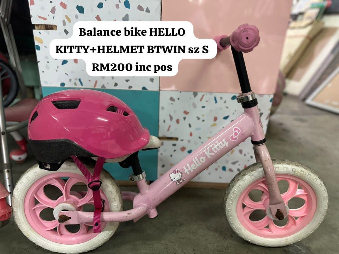 Hello kitty balance bike on sale