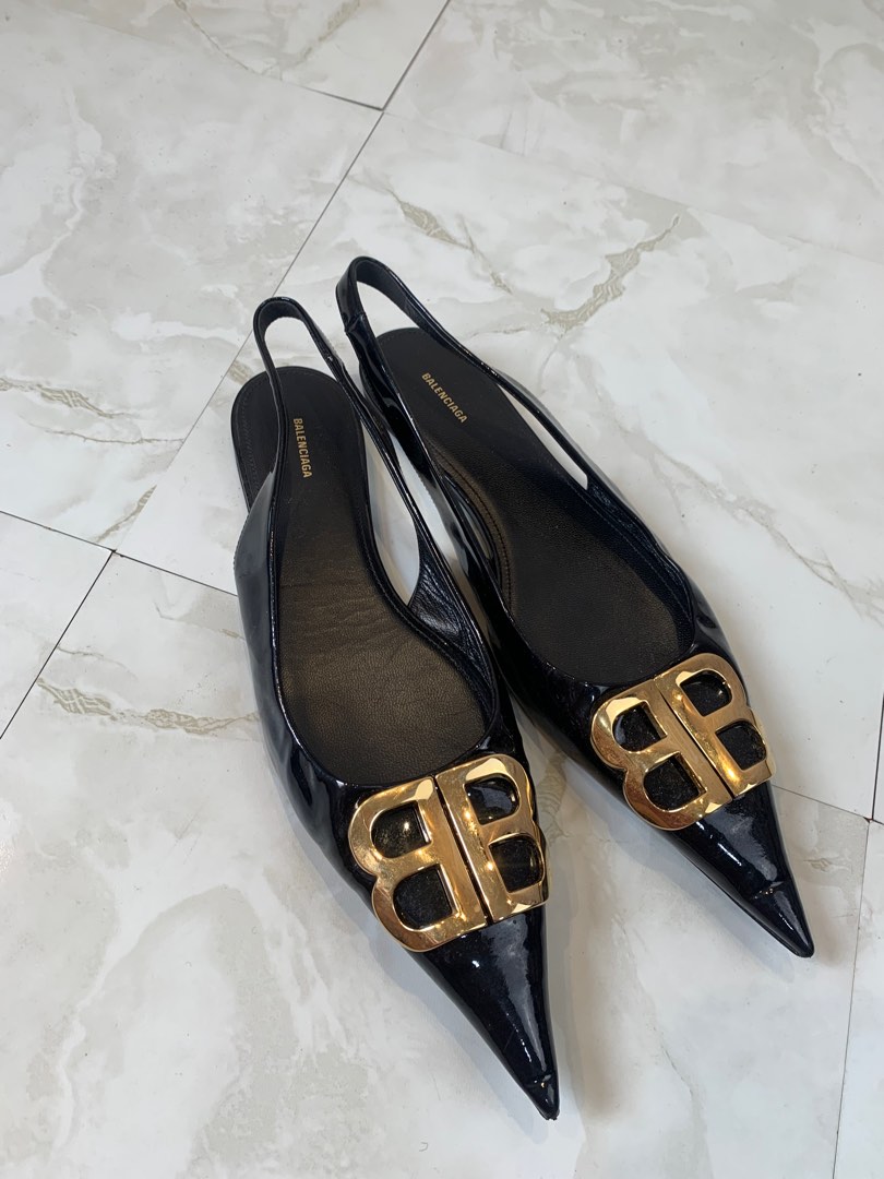 Balenciaga pointy flats cheap