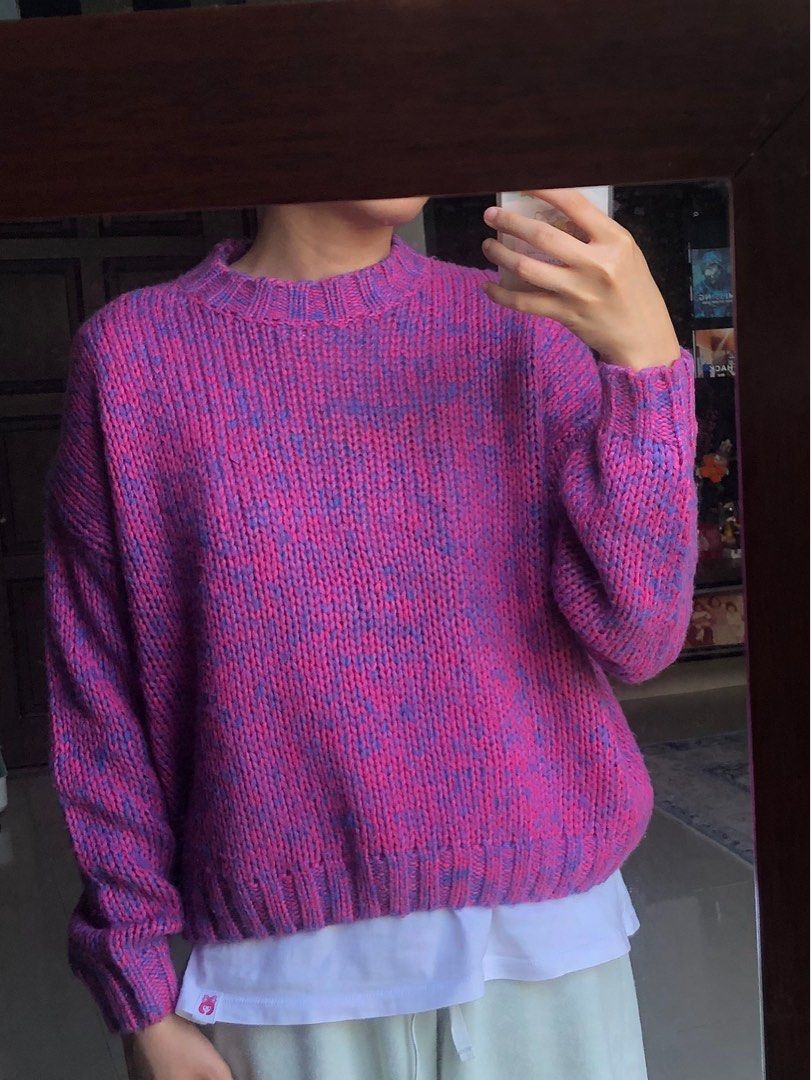Bershka store pink jumper