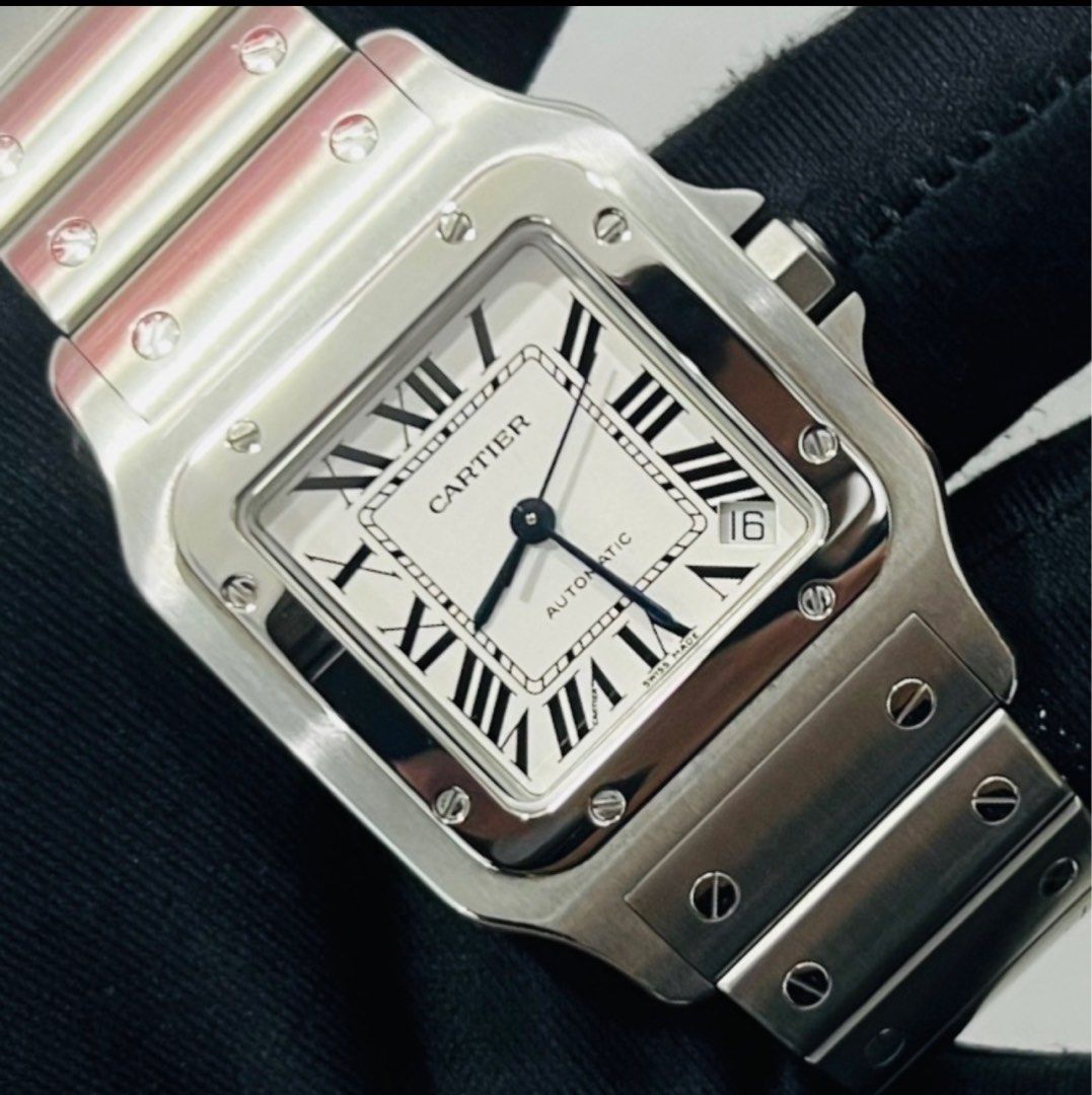 Cartier santos clearance 32mm