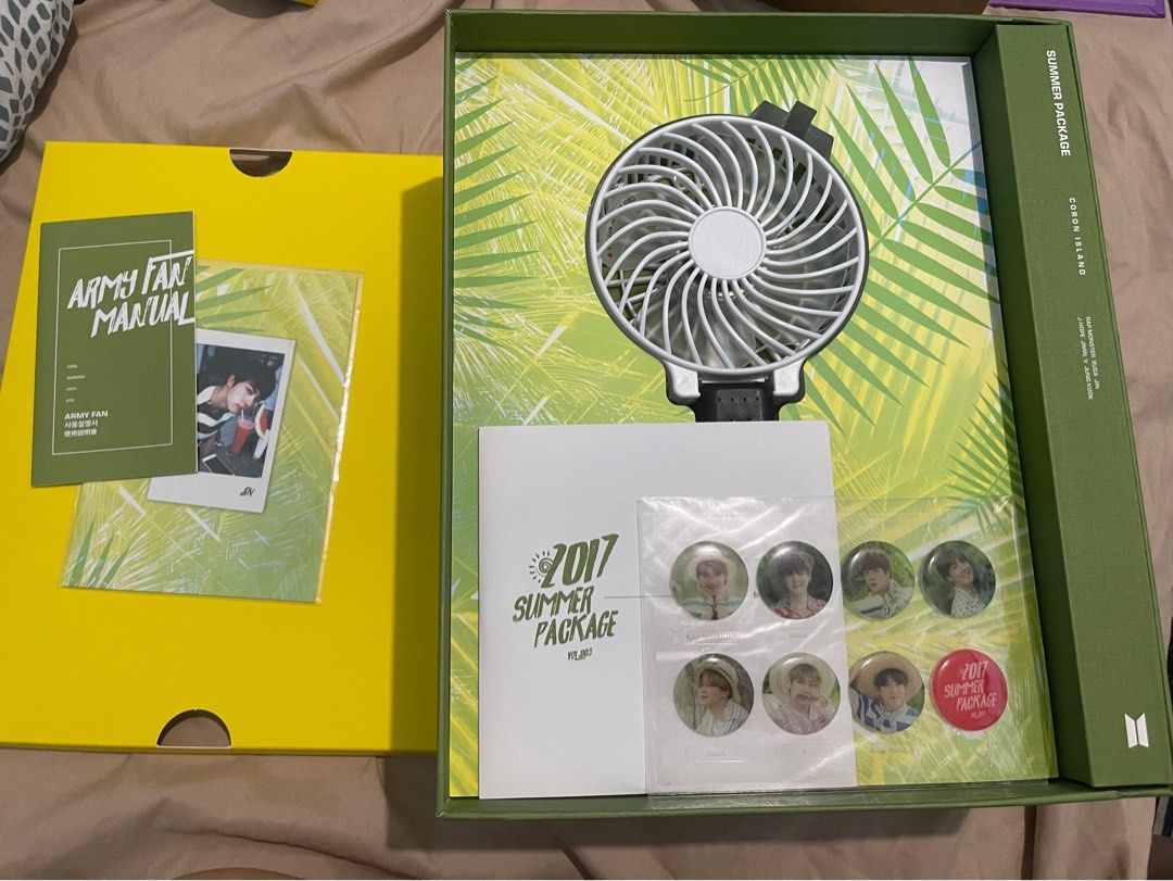 BTS Summer Package In Palawan (Category: K-Wave Merchandise) located in Manila. Submitted by fatsyfatty (Listing ID 1246303643, Image 2). Description: Summer Package in Palawan with Jin Guide .