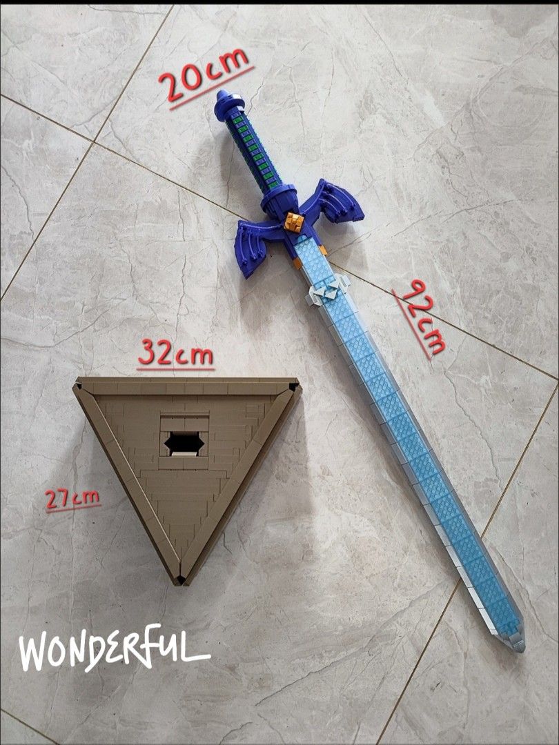 The legend of zelda link master sword botw totk breath of the wild tear of the kingdom lego rare Video Gaming Video Games Nintendo on Carousell