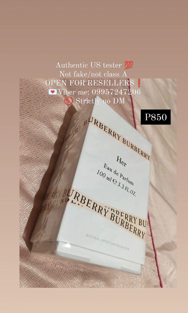 Burberry her edp authentic US tester perfume Beauty Personal