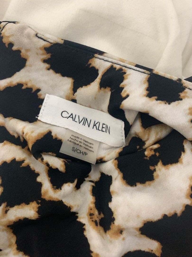 Calvin klein cow top print