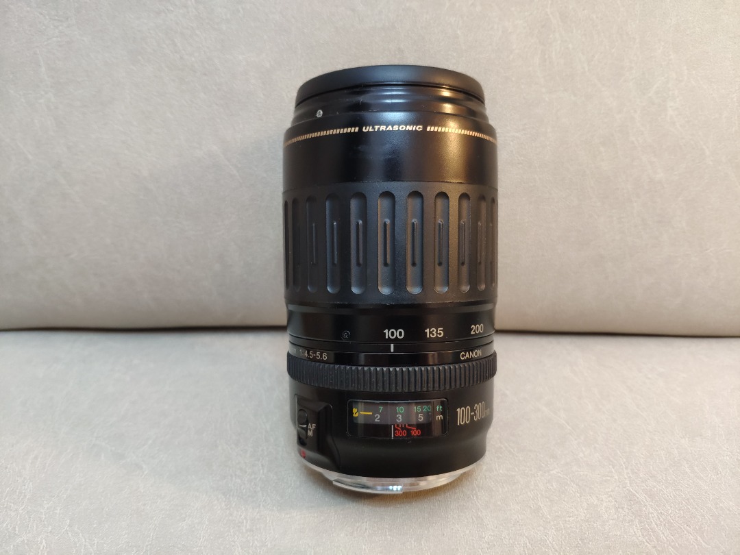 Canon EF 100-300mm f/4.5-5.6 USM 變焦長鏡頭【當手動鏡／零件鏡出售