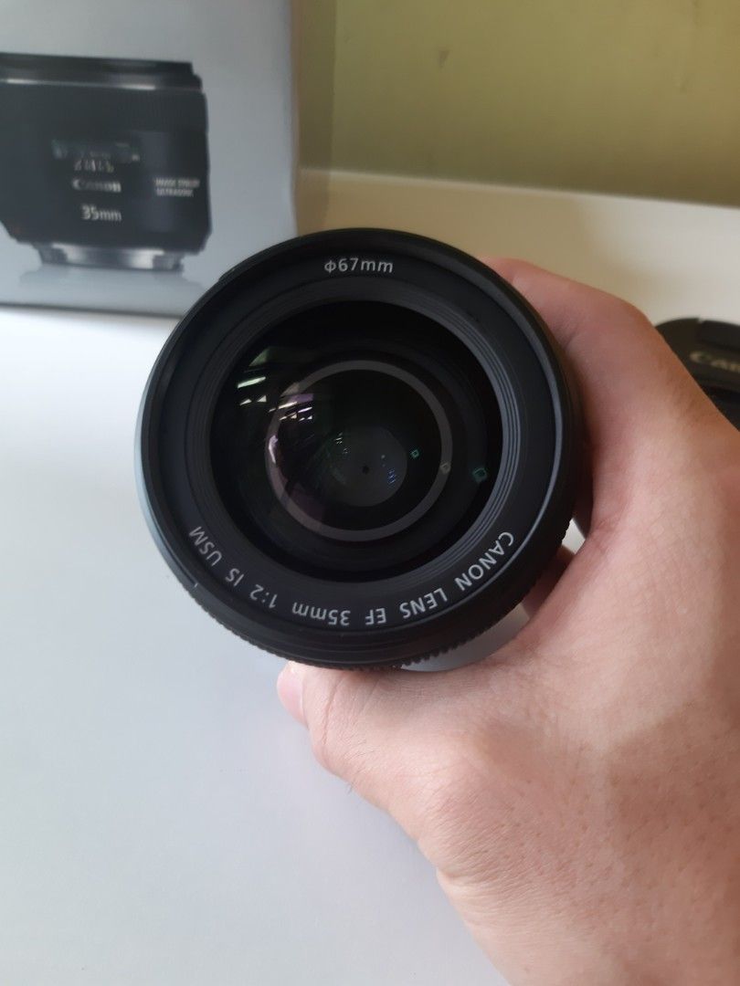 Canon EF 35 f2 is usm, 攝影器材, 鏡頭及裝備- Carousell