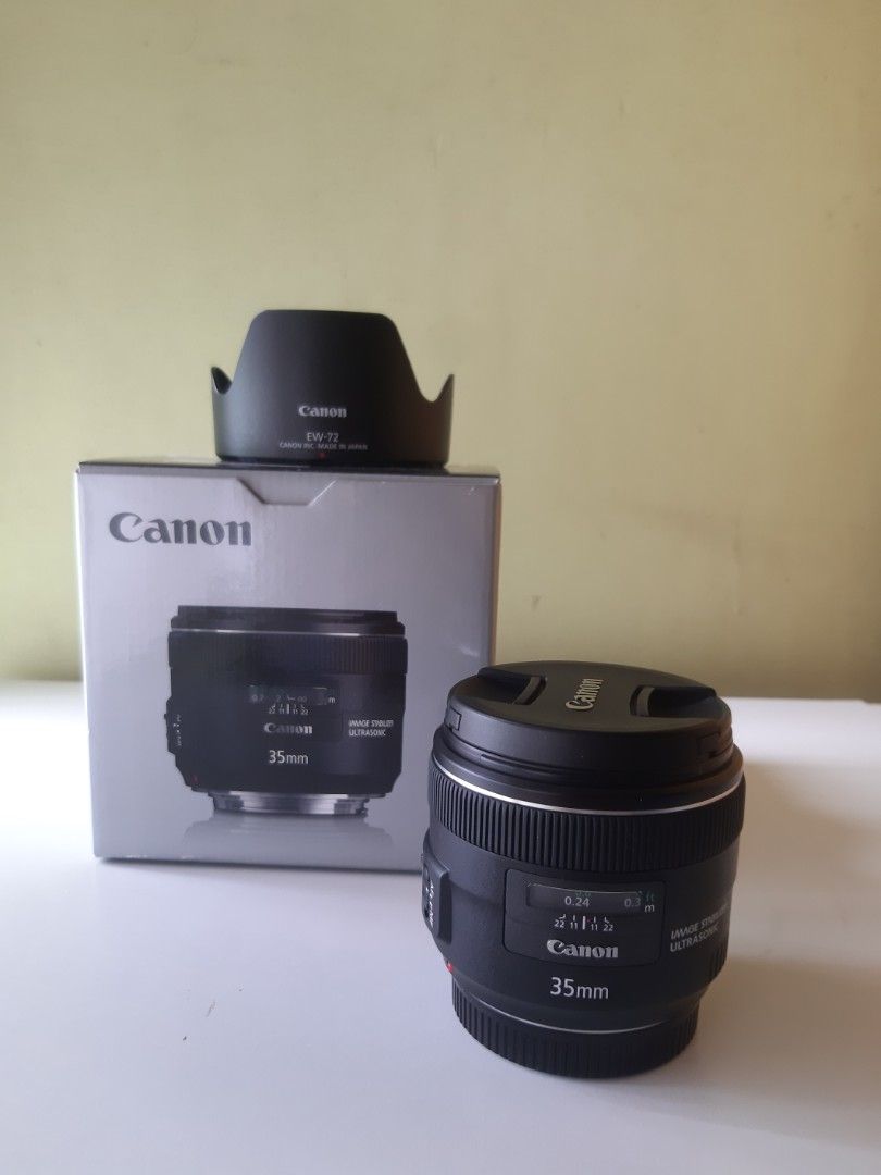 Canon EF 35 f2 is usm, 攝影器材, 鏡頭及裝備- Carousell