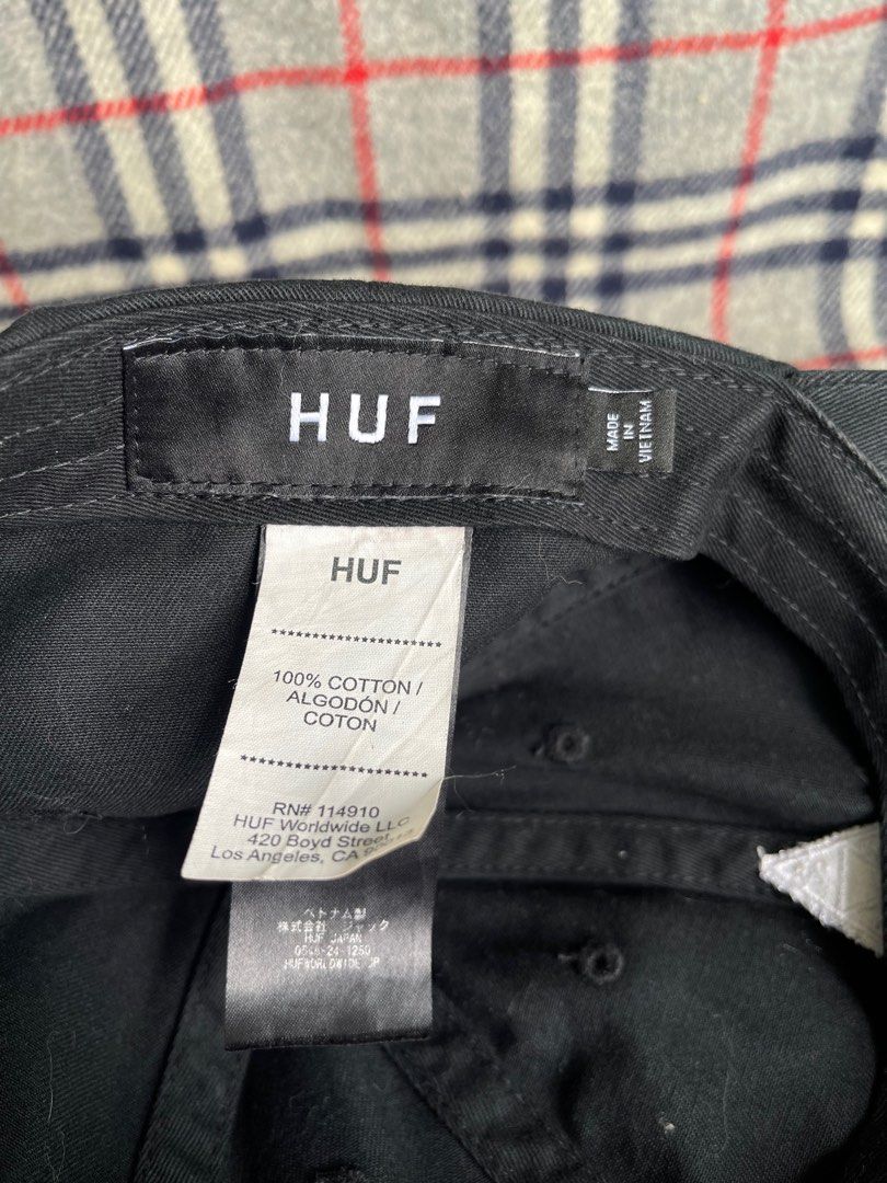 Huf store burberry hat