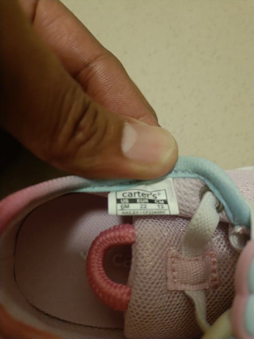 Carters girl clearance shoes size 13