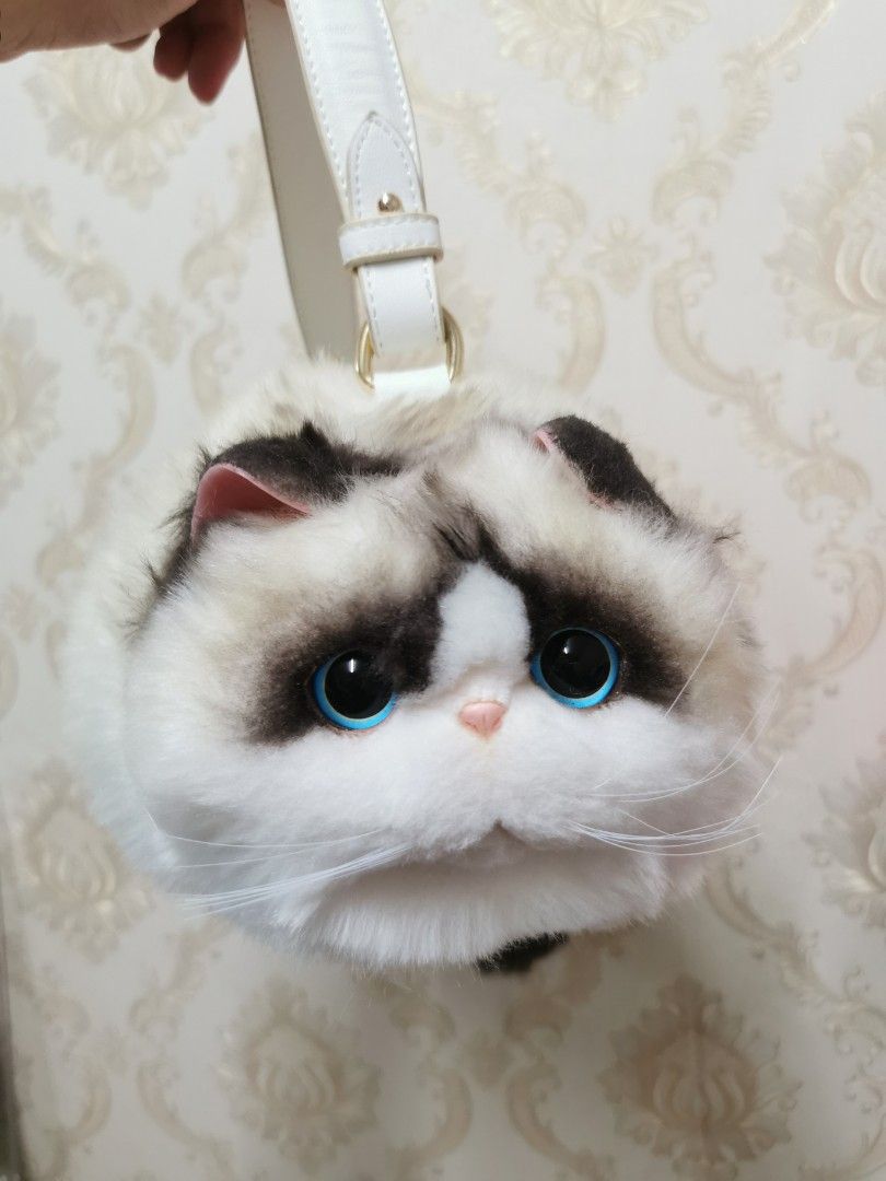 Artificial cat handbag outlet