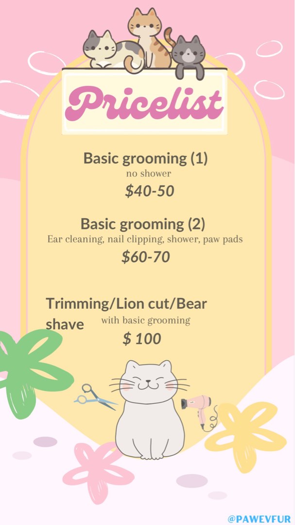 Cat grooming, Pet Supplies, Health & Grooming on Carousell