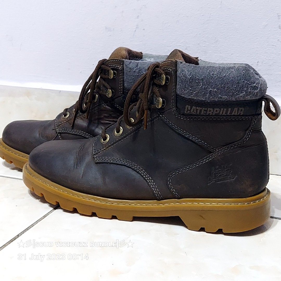 Caterpillar Boots 8UK Men s Fashion Footwear Boots on Carousell