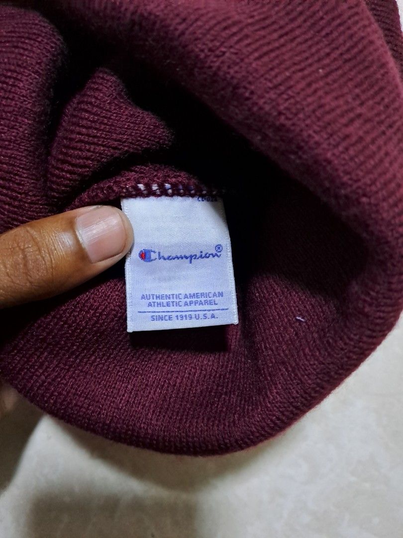 Purple champion beanie hotsell
