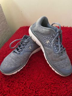 Champion Memory Foam Shoes White Gray Running Tennis Shoes