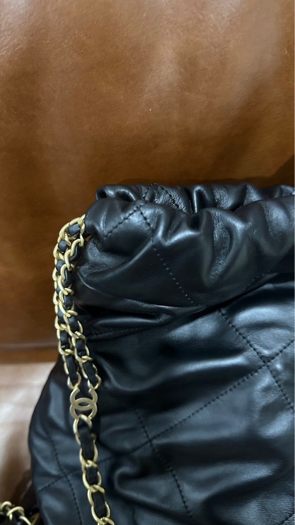 CHANEL Black CC Logo Envelope Mini Shoulder Chain Bag & Belt 2018
