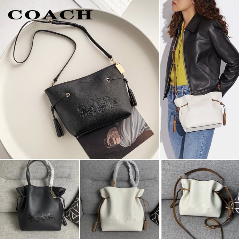 Coach CA164 Andy Crossbody With Horse And Carriage IN Chalk Multi