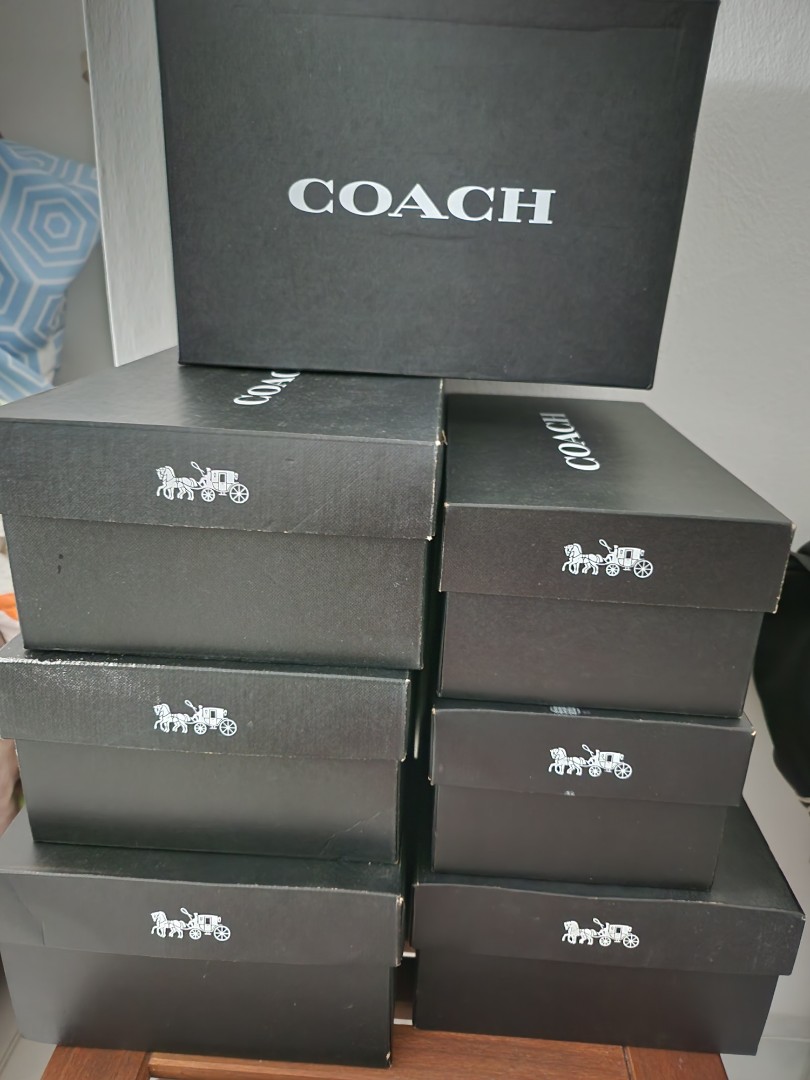 Coach shoe box, Everything Else on Carousell