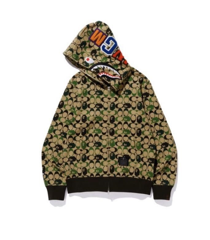 coach x bape coat
