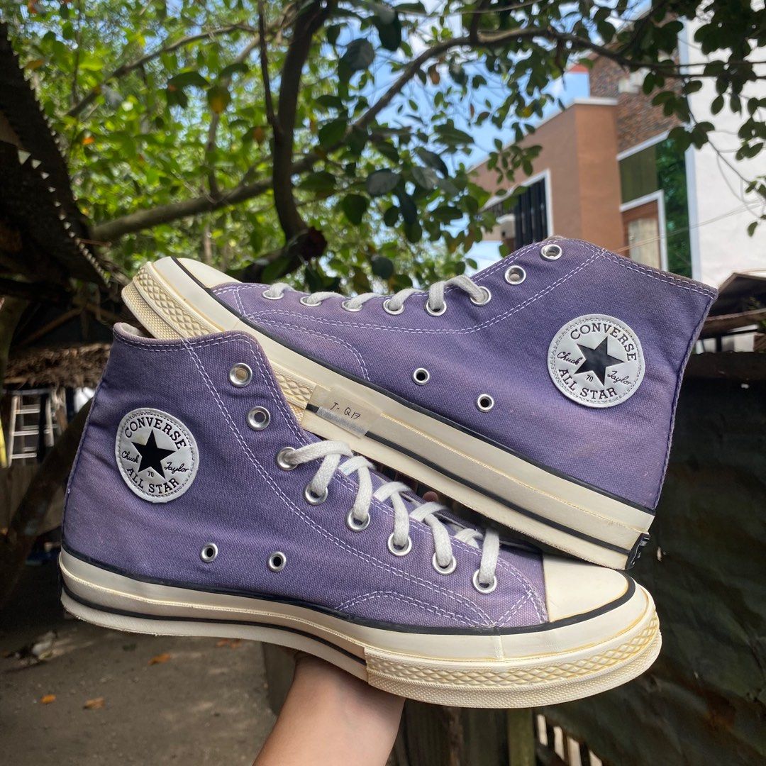 Converse high purpura hot sale