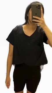 Crop top biru BYAS