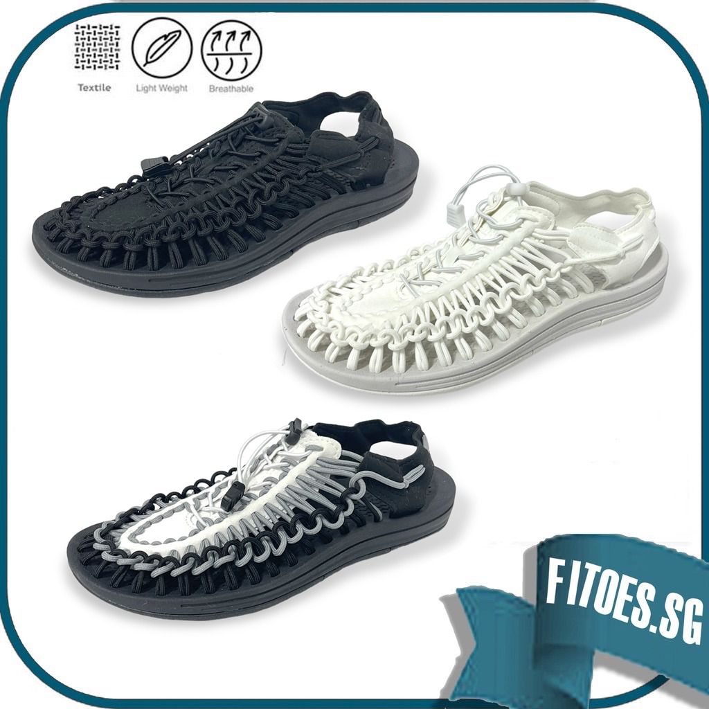 Cross Rope Lace sandals Rubber sole Trendy Size 41 45 1998