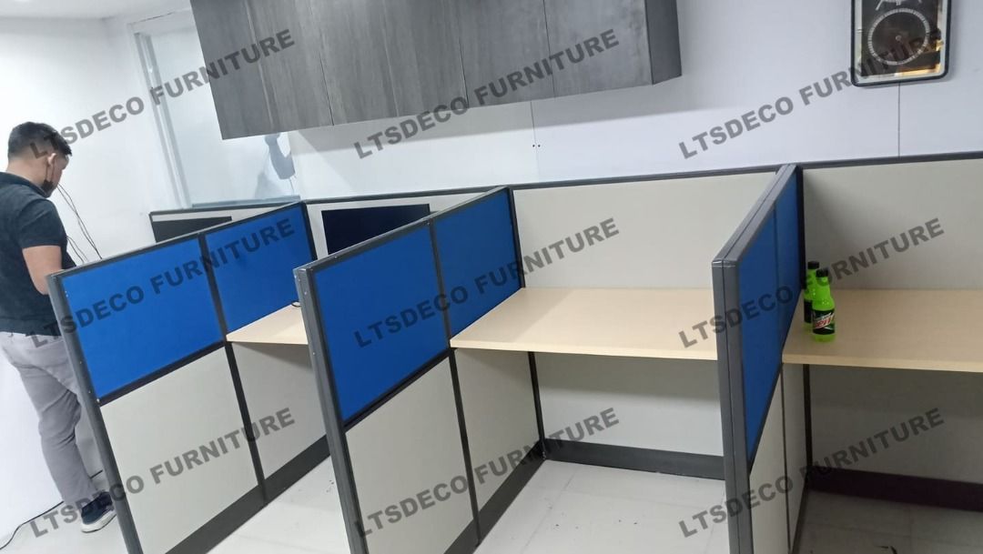 CUSTOM MADE WORKSTATION CUBICLE OFFICE FURNITURE AND PARTITION on Carousell